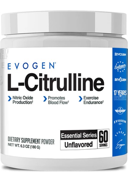 L-Citrulline(Sitrulin) Nitric Oxide Powder - 60 Servis
