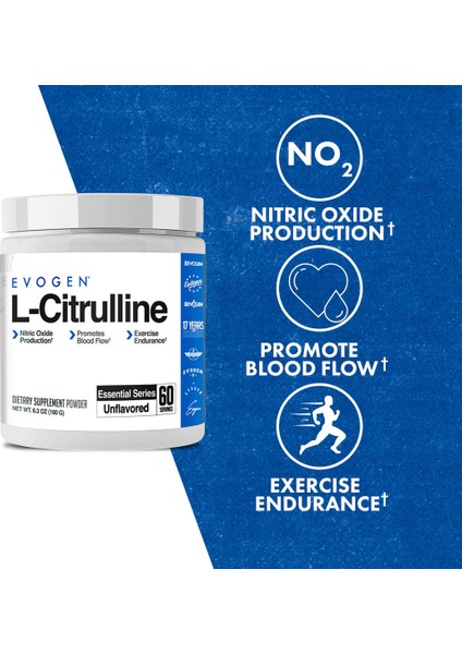 L-Citrulline(Sitrulin) Nitric Oxide Powder - 60 Servis