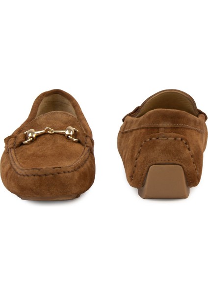 Hakiki Süet Kadın Tokalı Loafer 700914 indirimleri