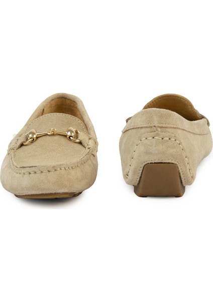 Hakiki Süet Kadın Tokalı Loafer 700914 indirimleri