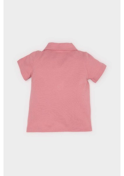 Yeni Sezon Erkek Bebek Baskılı Pike Kısa Kollu Polo Tişört modelleri