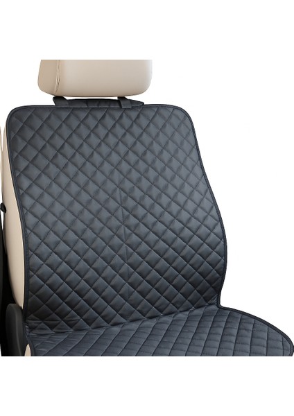 Evcil Hayvan Ön Koltuk Kılıfı Su Geçirmez ve Kaymaz Deri Kapitone fiyatları