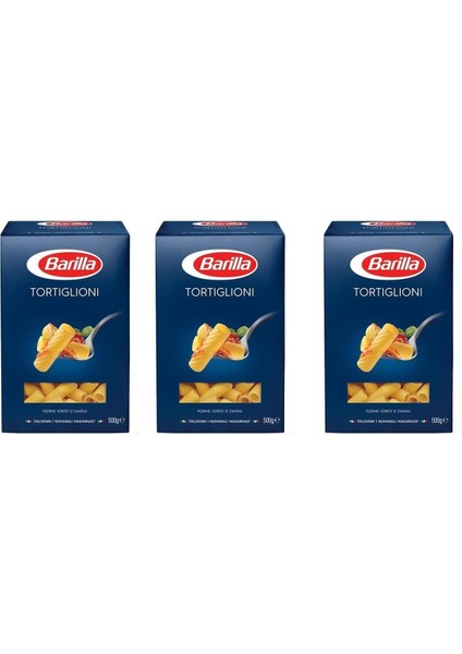 Tortigloni Kalın Kesme Makarna 500 gr 3'lü Set fiyatları