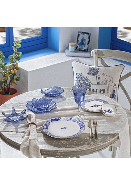 Taç Butik Bodrum Mum Mavi