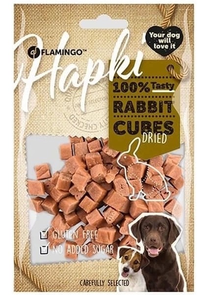 Flamingo Hapki Glutensiz Tavşanlı Küp Köpek Ödül Maması 85 gr