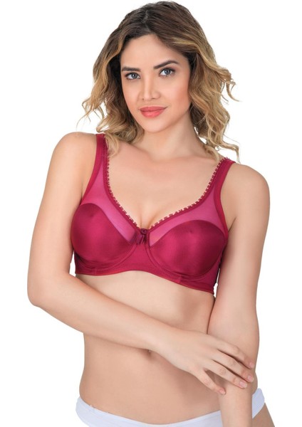 Bordo Mı Emay 169 B Basic Balenli Toparlayıcı Sütyen