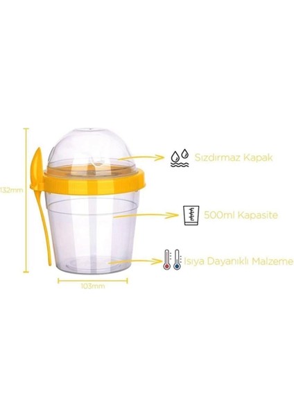 Bebek Mama Saklama Kabı 500ML