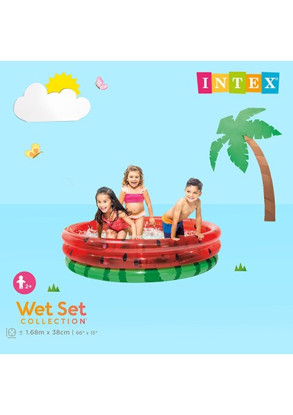 Karpuz Desenli Havuz 168X38 cm modelleri