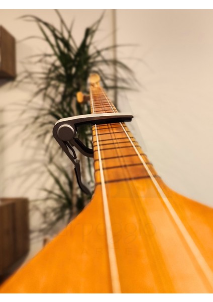Gitar Kaposu, Guitar Capo, Akustik Gitar, Elektro Gitar, Ukulele Kaposu, Saz(Bağlama) Kapo, Gri Capo