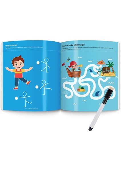 2-4 Yaş Mucit Karınca Yaz-Sil Kitaplar 1. Seri fiyatları