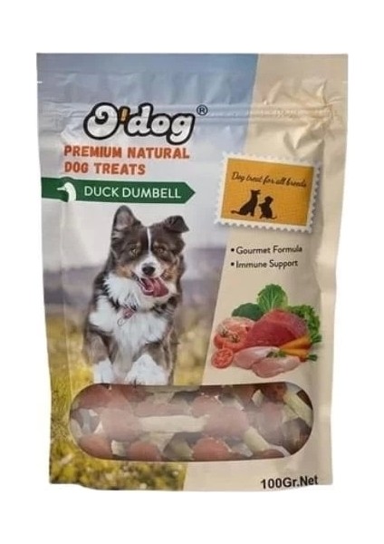 O Dog Ördek Etli Dumbell Köpek Ödül Maması 100 gr