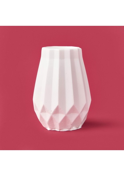 Line Dekor - Beyaz - 10 cm