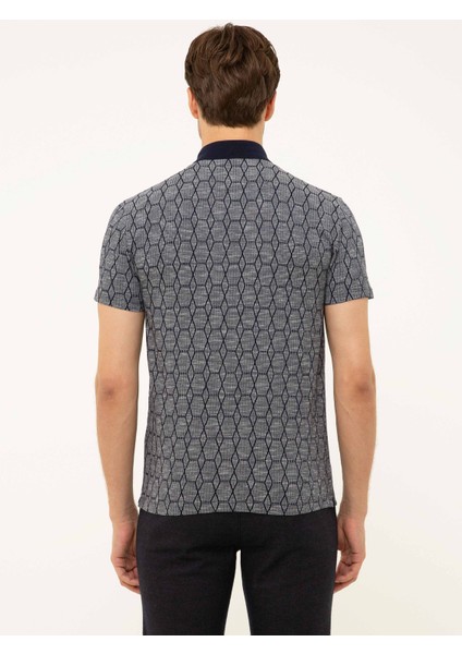 Erkek Lacivert Polo Yaka T-Shirt 50205194-VR033 modelleri