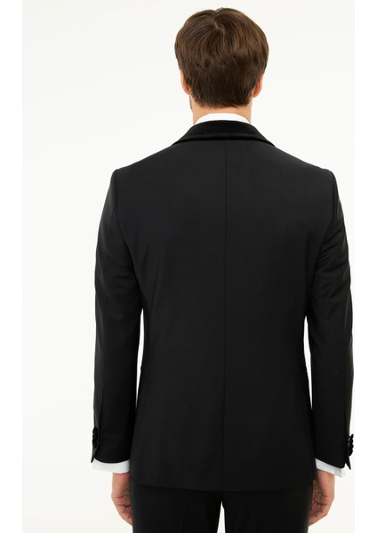 Erkek Siyah Slim Fit Smokin Ceket 50207961-VR046