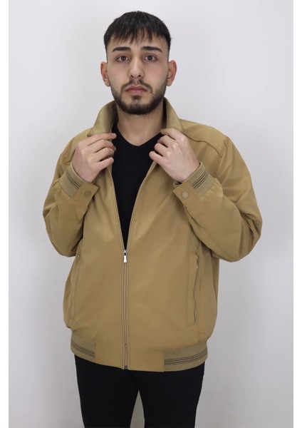 Fistan Store Erkek Hakim Yaka Spor Kesim Rahat Kalıp Fermuar Kapamalı Yazlık Keten Mont fiyatları