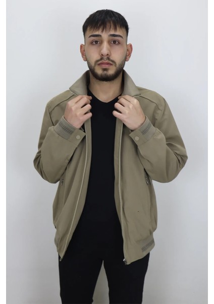 Fistan Store Erkek Hakim Yaka Spor Kesim Rahat Kalıp Fermuar Kapamalı Yazlık Keten Mont fiyatları