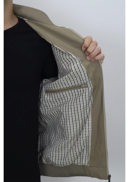 Fistan Store Erkek Hakim Yaka Spor Kesim Rahat Kalıp Fermuar Kapamalı Yazlık Keten Mont fırsatları