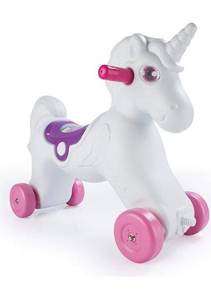 Oyuncak Unicorn Sallanan Tekerlekli At