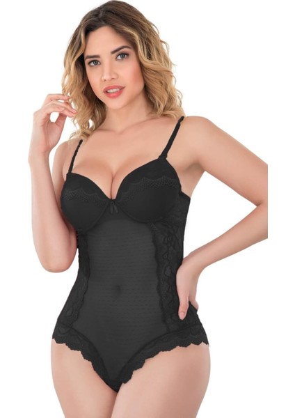 Siyah Mı Emay 176 Dantelli Body