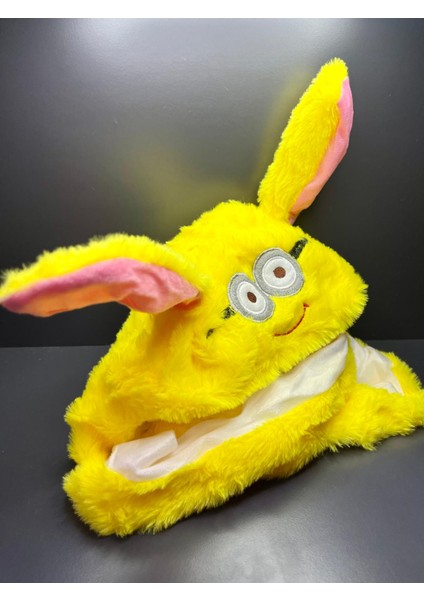 Yüksek Kalite Peluş Hareketli Oynar Kulaklı Tavşan Çocuk Şapka Kulaklık modelleri