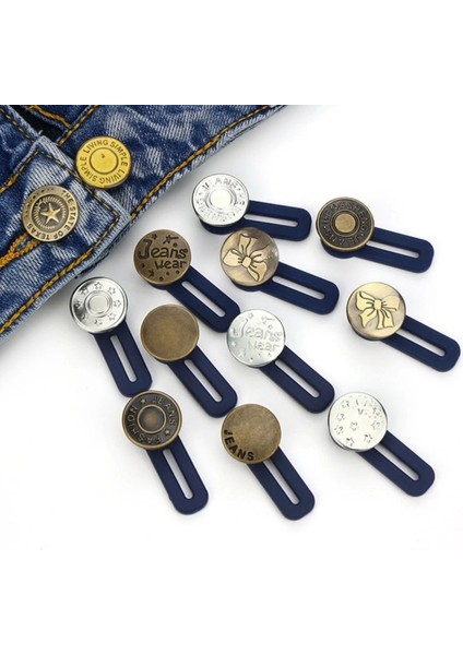 Beden Büyülten- Küçülten Düğme Seti 10 Adet Yedek Kot Düğme Seti fırsatları