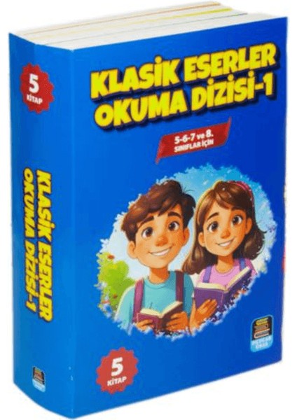 Klasik Eserler Okuma Dizisi -1 (5 Kitap Set) 5-6-7 ve 8. Sınıflar Için