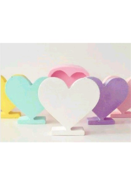 Ayakta Duran 6,5cm Kalp Silikon Kalıp K-383 Alçı Kokulu Taş Polyester Mum Kalıbı fırsatları