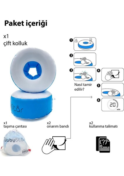 Baby Fish Büyük Kolluk 6-12 Yaş Kolluk Deniz Havuz Kolluğu modelleri