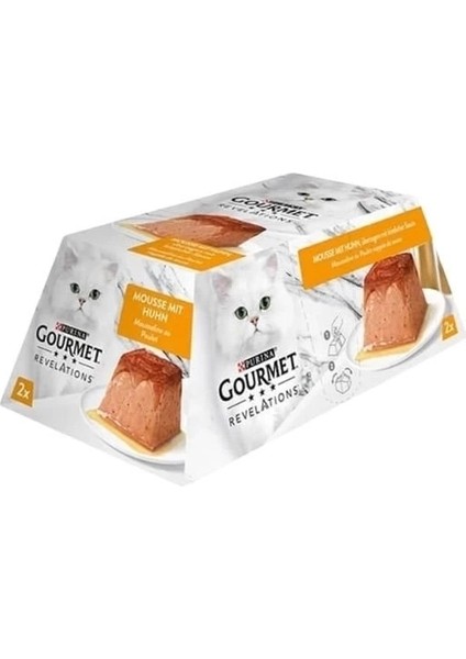 Gourmet Revelations Tavuk Etli Yetişkin Konserve Kedi Maması 2 Adet 57 gr