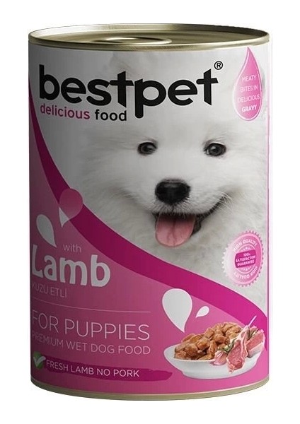 Bestpet Kuzulu Jöleli Yavru Köpek Konservesi 400 gr