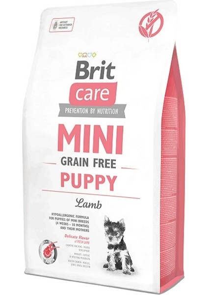 Brit Care Mini Puppy Küçük Irk Kuzulu Yavru Köpek Maması 2 kg