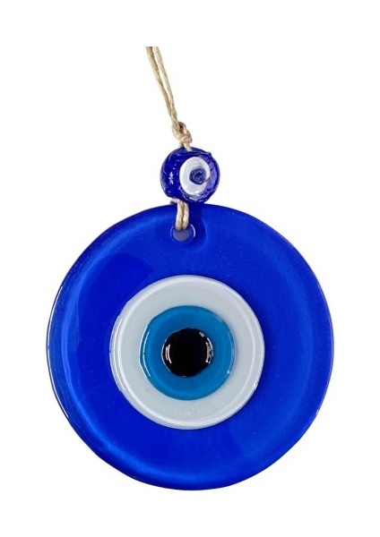 Mavi Nazar Boncuklu Duvar Süsü 10 cm Cam Duvar Dekoru fiyatları