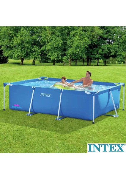 Intex Dikdörtgen Pvc Prefabrik Aile Havuzu 260X160X65CM