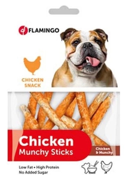 Flamingo Munchy Sticks Tavuk Etli Köpek Ödül Çubuğu 80 gr