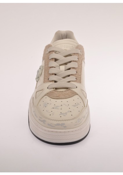 Beyaz - Krem Erkek Sneaker 27769
