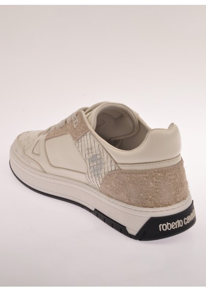 Beyaz - Krem Erkek Sneaker 27769