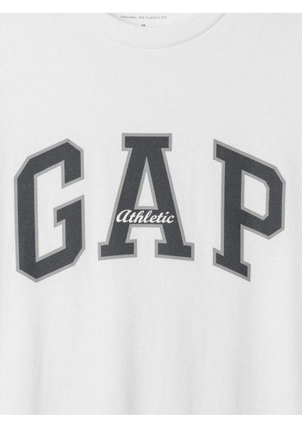 Erkek Beyaz Gap Logo T-Shirt fırsatları