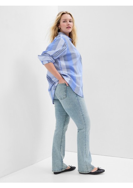 Kadın Açık Mavi Mid Rise Baby Boot Washwell™ Jean Pantolon modelleri