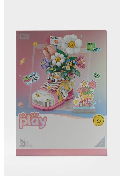 Çiçek Desenli Blok Set F2532AXNS