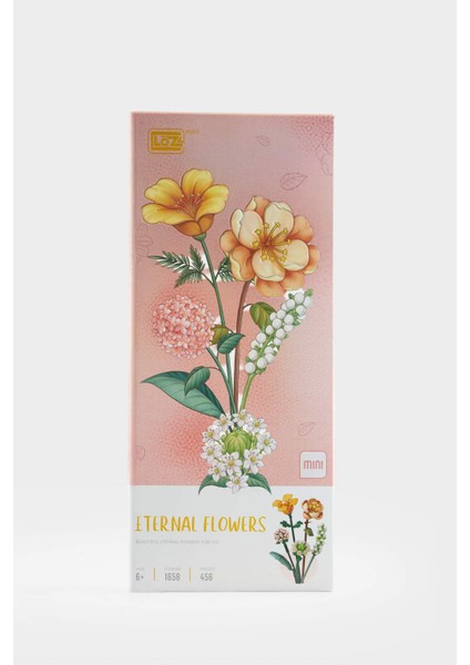 Renkli Çiçekli Blok Set F7523AXNS
