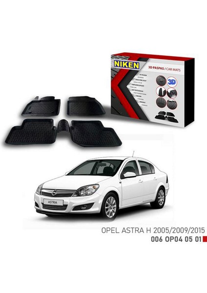 3D Paspas Opel Astra H 2005-2009-2015 Dpmah