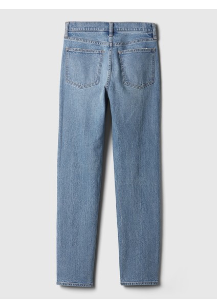Kadın MEDIUM INDIGO 15 90s Straight Washwell™ Jean Pantolon