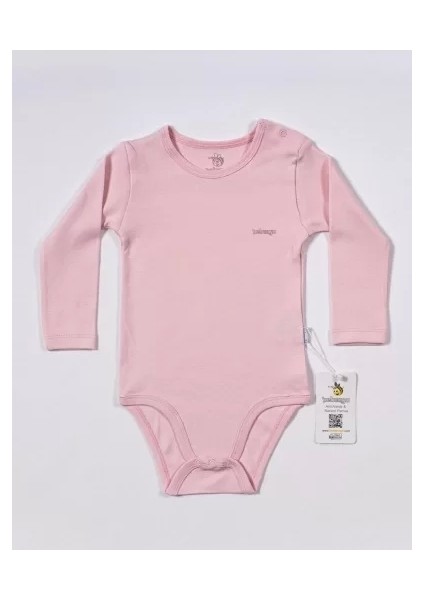 Basic Uzun Kol Yaş Body Pembe
