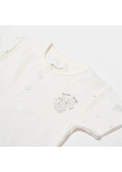 Koala Jungle Kısa Kol Bebek Body Gri modelleri