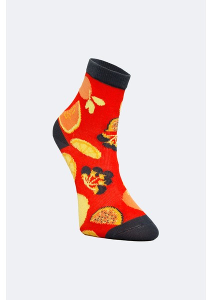 3'lü Kız Çocuk Meyve ve Çiçek Desenli çorap fırsatları