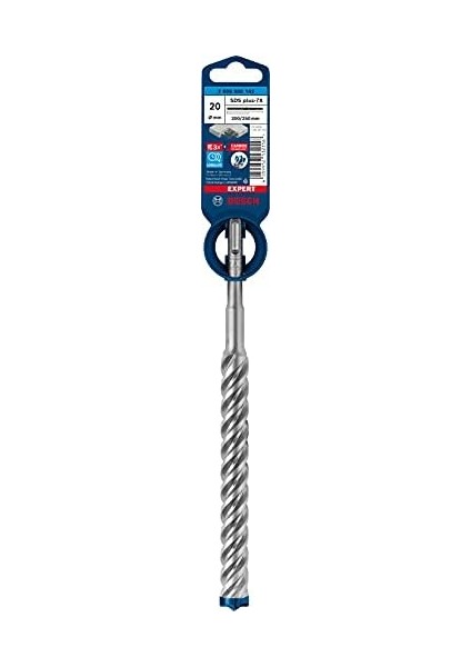 Professional 1x Expert Sds Plus-7x Kırıcı Delici Delme Uçları (Yumuşak Taş, Sert Taş, Beton, Donatılı Beton, Beton Bina Bloku, Ø 20,00X250 Mm, Aksesuar Kırıcı Delici)
