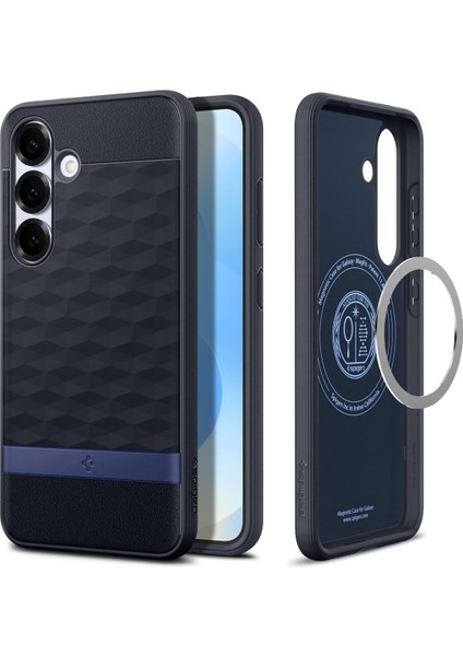 Caseology Galaxy S25 Kılıf Parallax Mag Özellikli Navy Violet - ACS09064