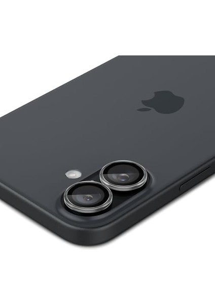 iPhone 16 Plus/iphone 15 Plus Kamera Lens Camı Koruyucu Glas.tr Ez Fit Optik Pro Crystal Clear (2 Adet) - AGL08531