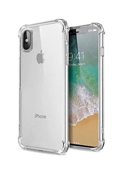 Shock-Absorbing Için Kılıf Apple iPhone Xs Max (6.5'') Şeffaf [iphone Xs Max ile Uyumlu Kılıf - Şeffaf] modelleri