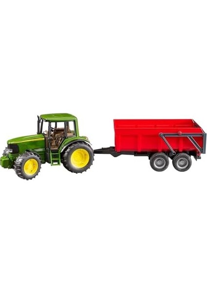 BR02057 John Deere 6920 Traktör+ Kırmızı Römork